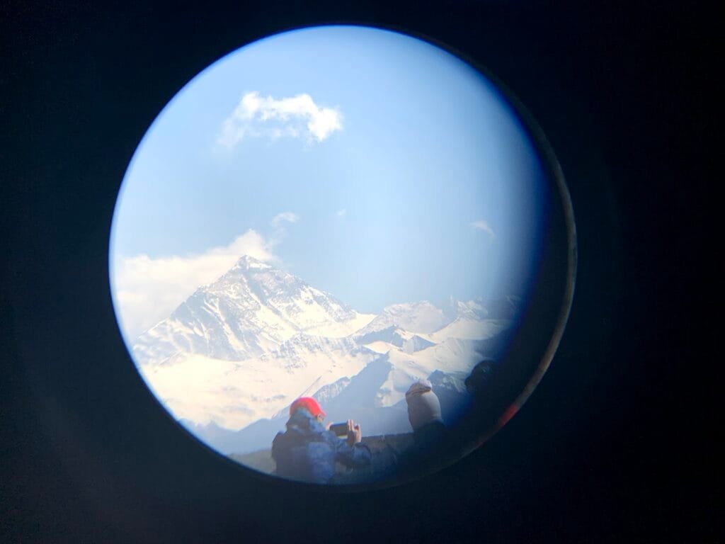 everest view from far lense