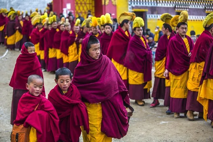 monk yellow hat