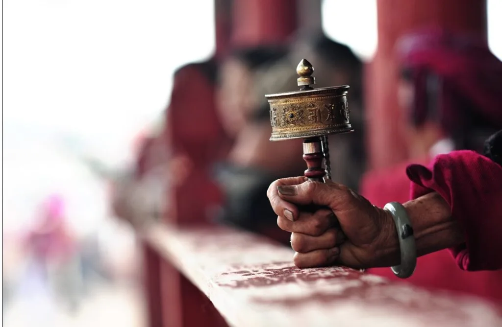 prayer wheel - Tour Travel Tibet: Expert Tibet Tours & Permits prayer wheel