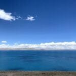 namtso lake blue sky