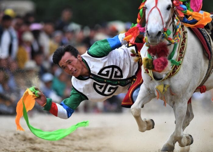Horse racing Festival Tibet