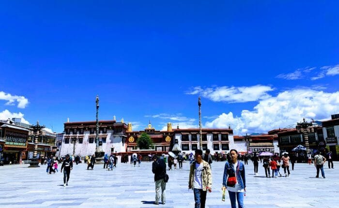 Jokhang temple square