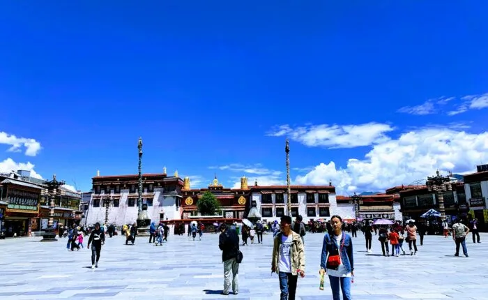 Jokhang temple square