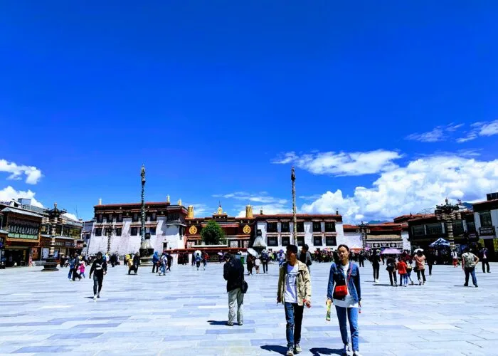 Jokhang temple square