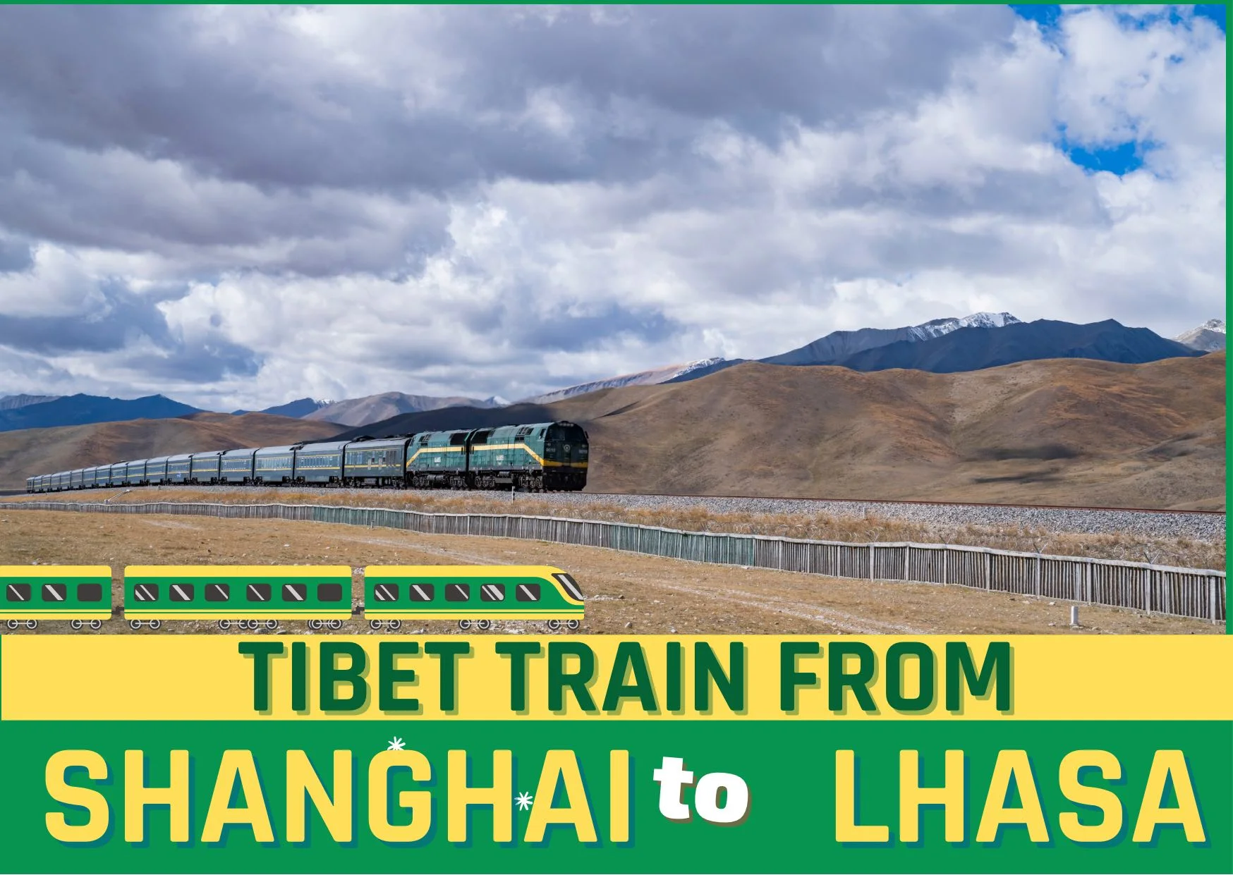 Tibet Train from Shanghai to Lhasa