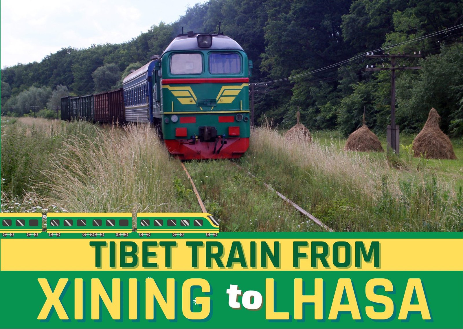 Tibet Train from Xining to Lhasa