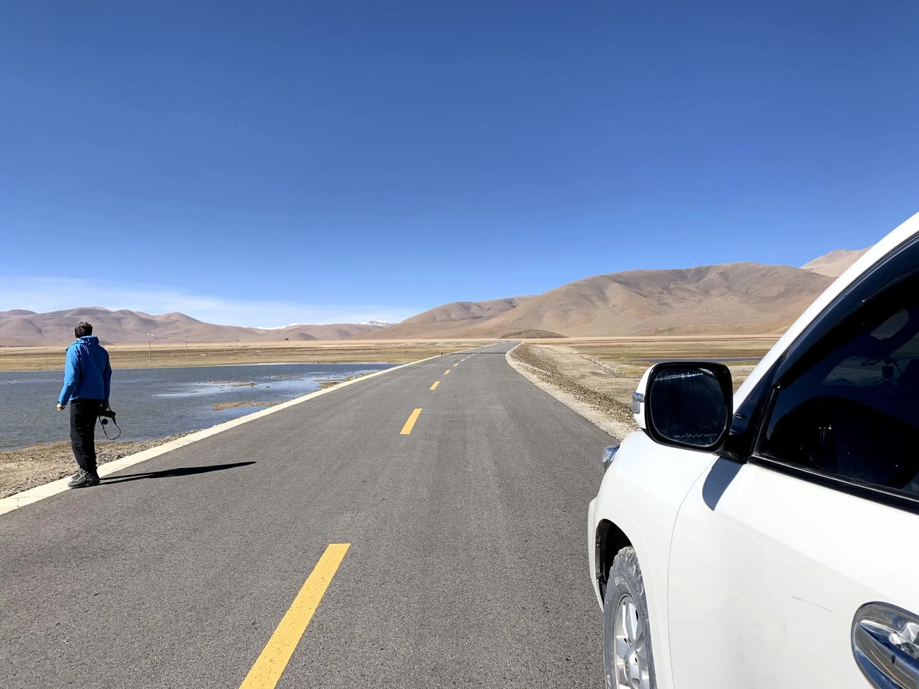 drive near rough road