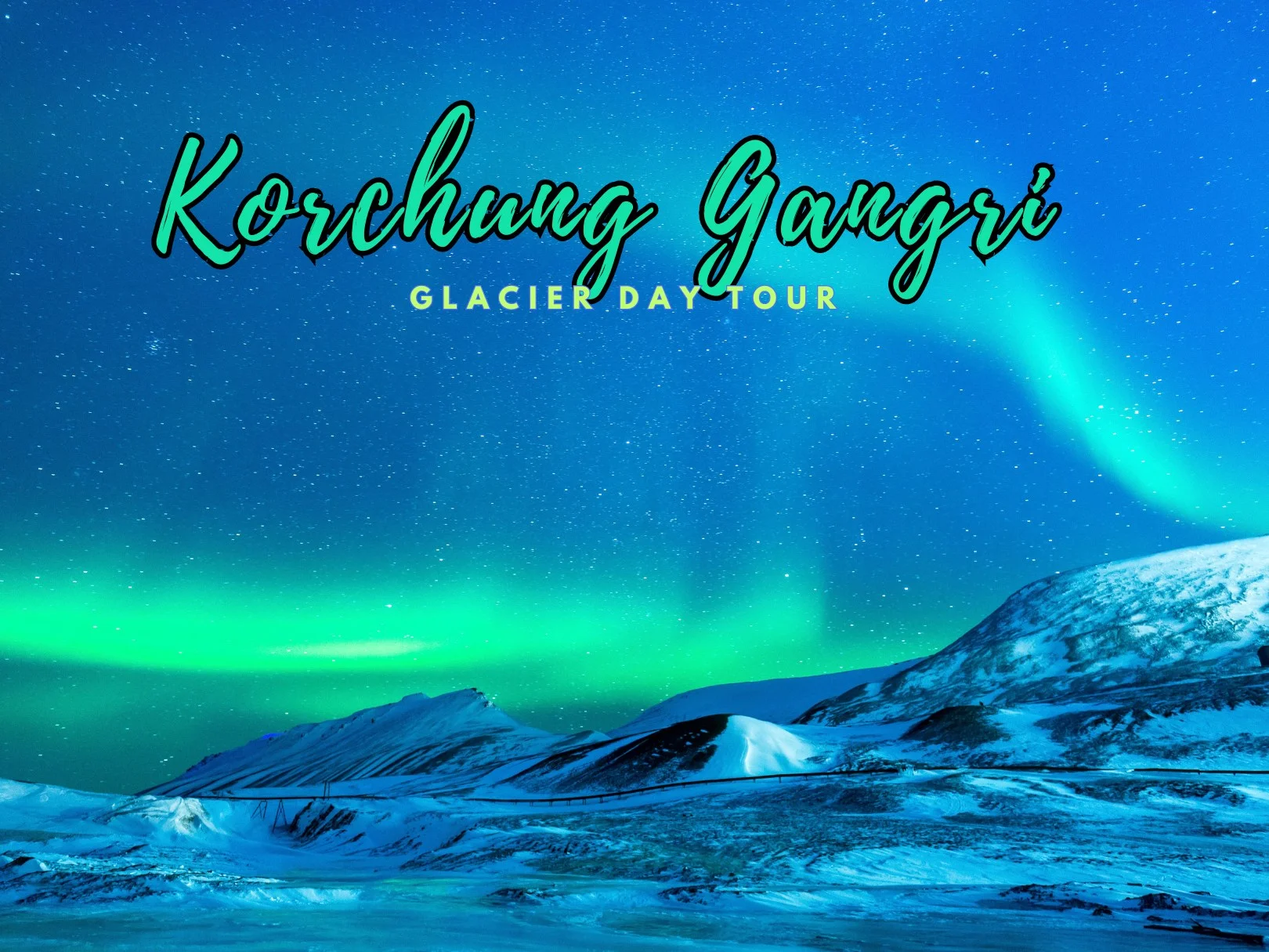 Korchung gangri glacier