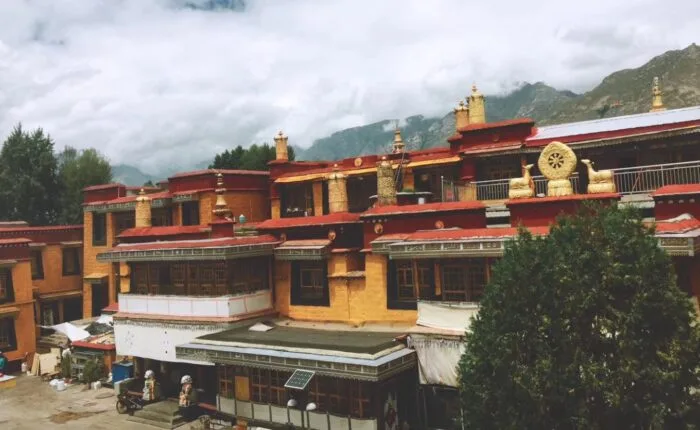 Drachi Temple aerial view