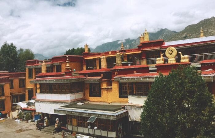 Drachi Temple aerial view