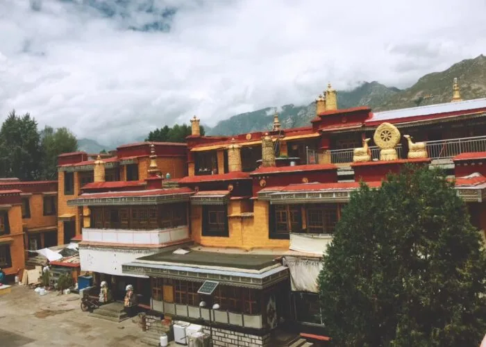 Drachi Temple aerial view