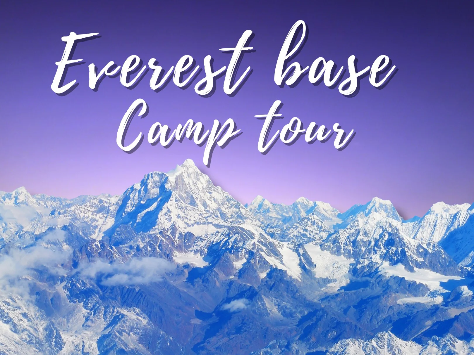Everest base camp travel