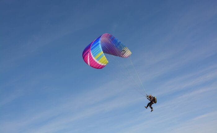 Yamdrok laake Paragliding