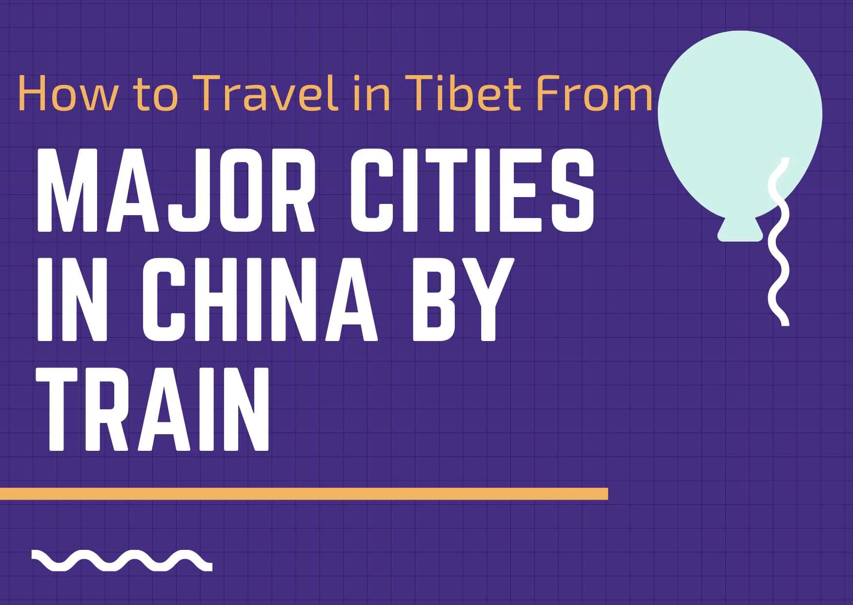 Major Cities in China by Train