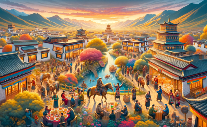 Sangmu folk nature village