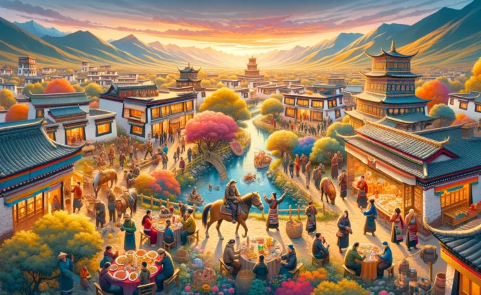 Sangmu folk nature village