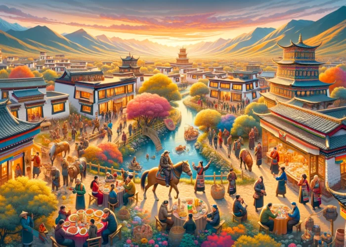 Sangmu folk nature village