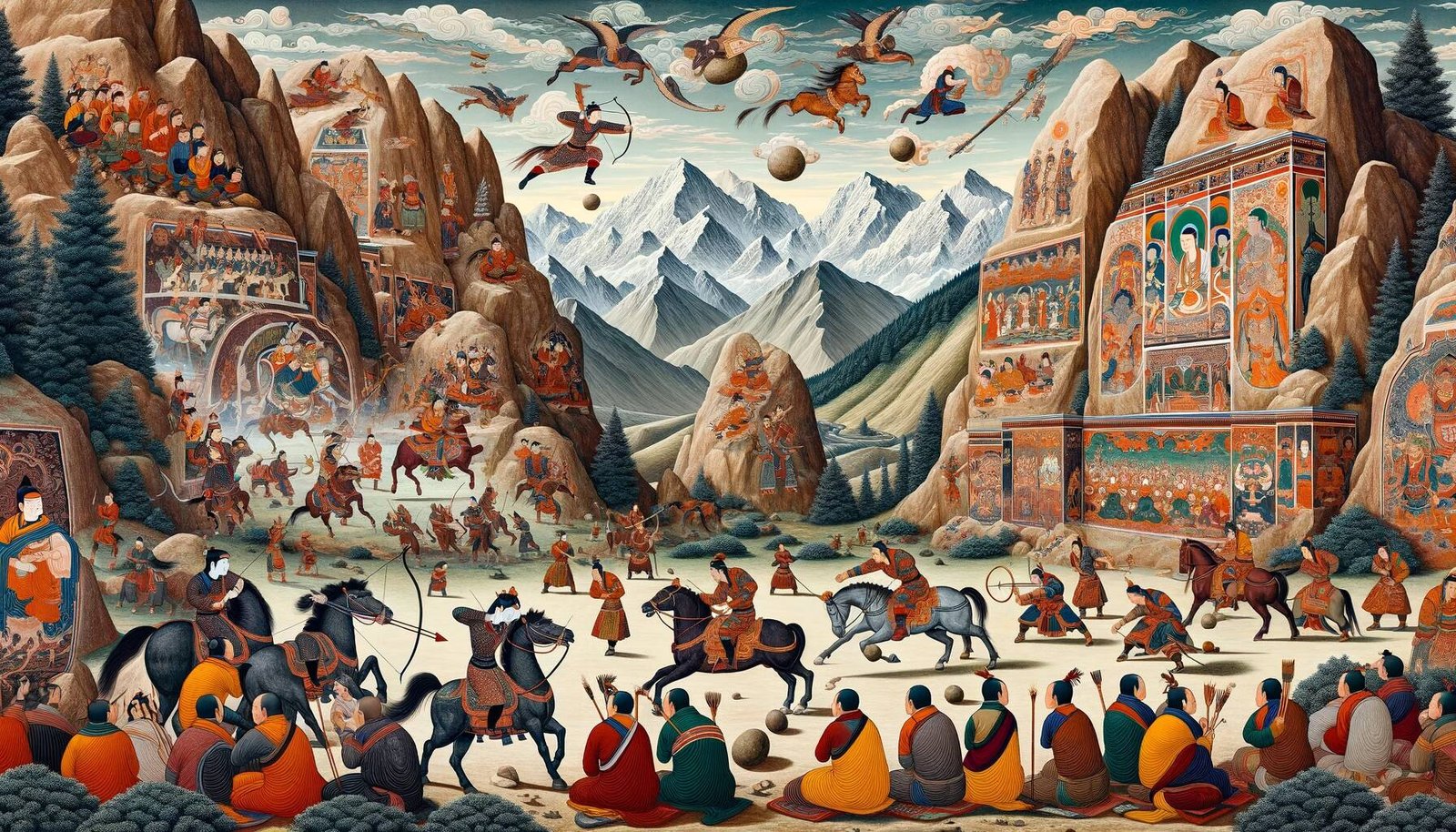 Vibrant history of ancient tibetan sports