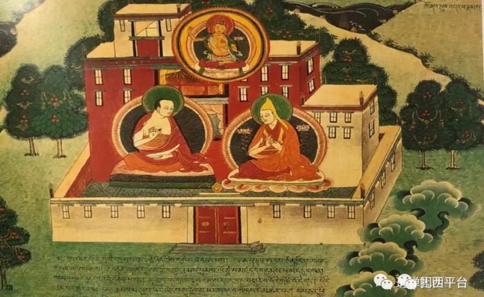 Painting of tsongkhapa in potala