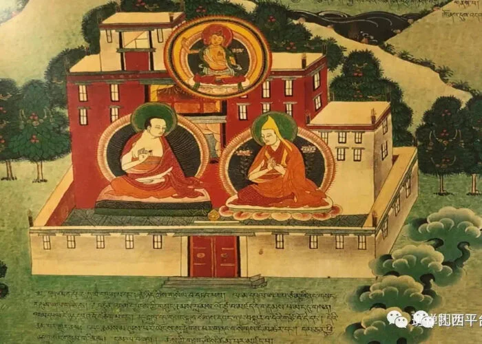 Painting of tsongkhapa in potala