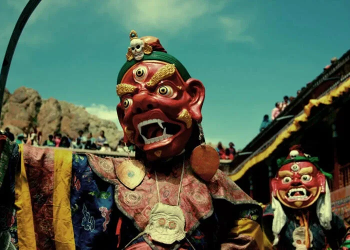 Tibetan religious mask dance
