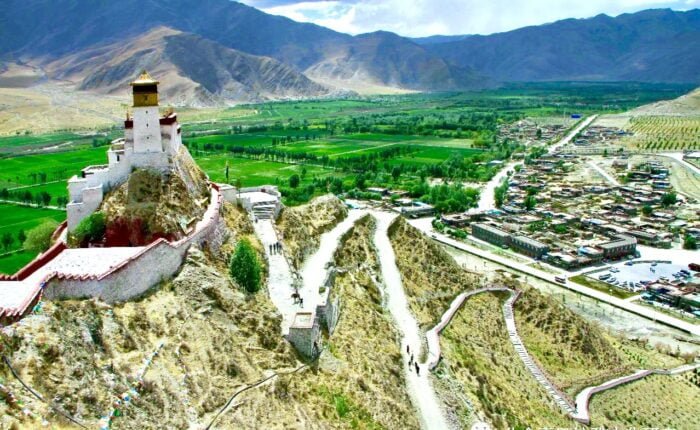 Yumbulakang aerial view