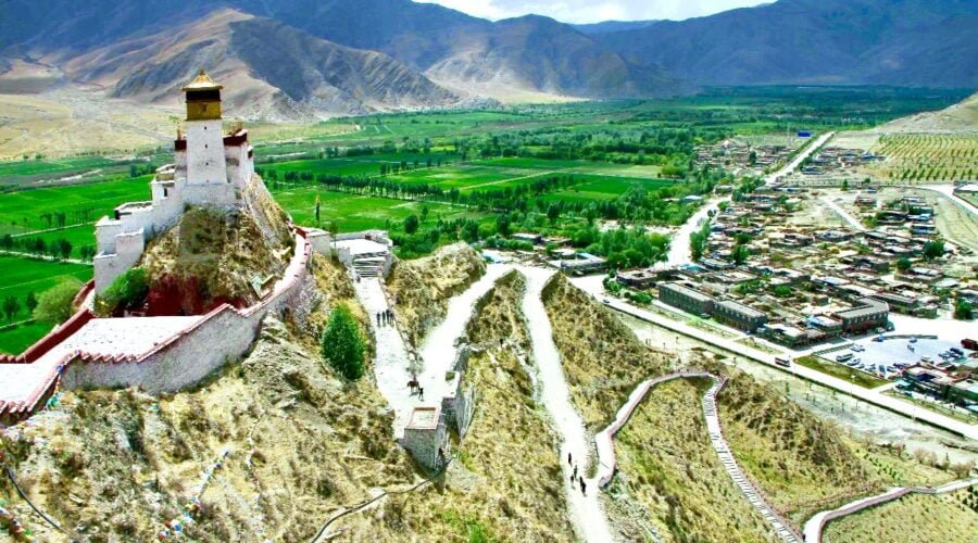 Yumbulakang aerial view