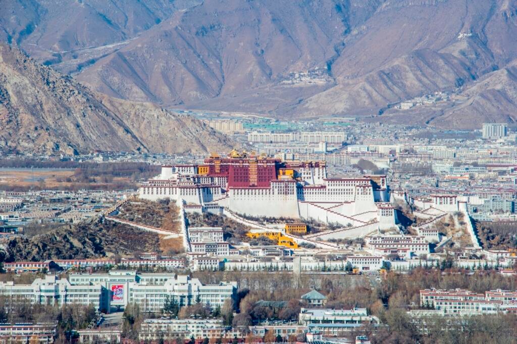 Potala far view - Tour Travel Tibet: Expert Tibet Tours & Permits Potala far view