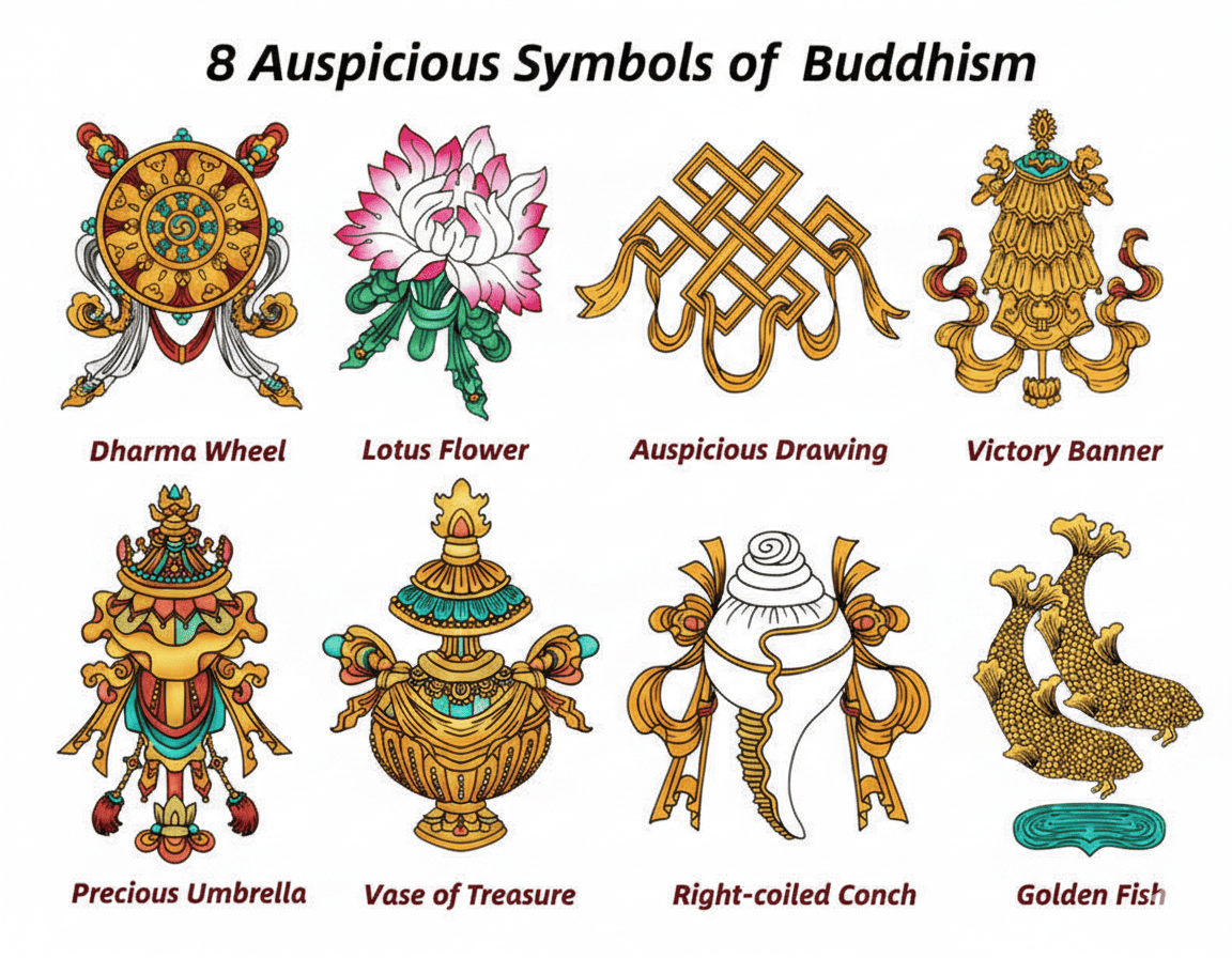 Eight auspicious symbol