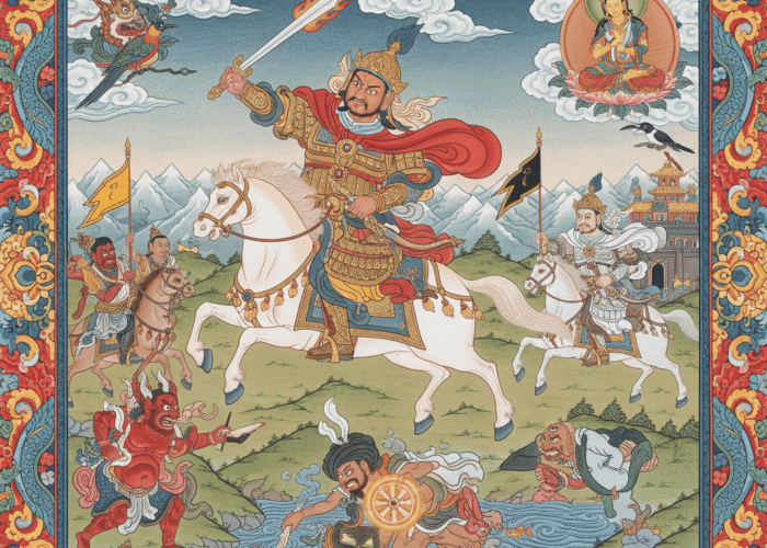King Gesar Epic from Tibet