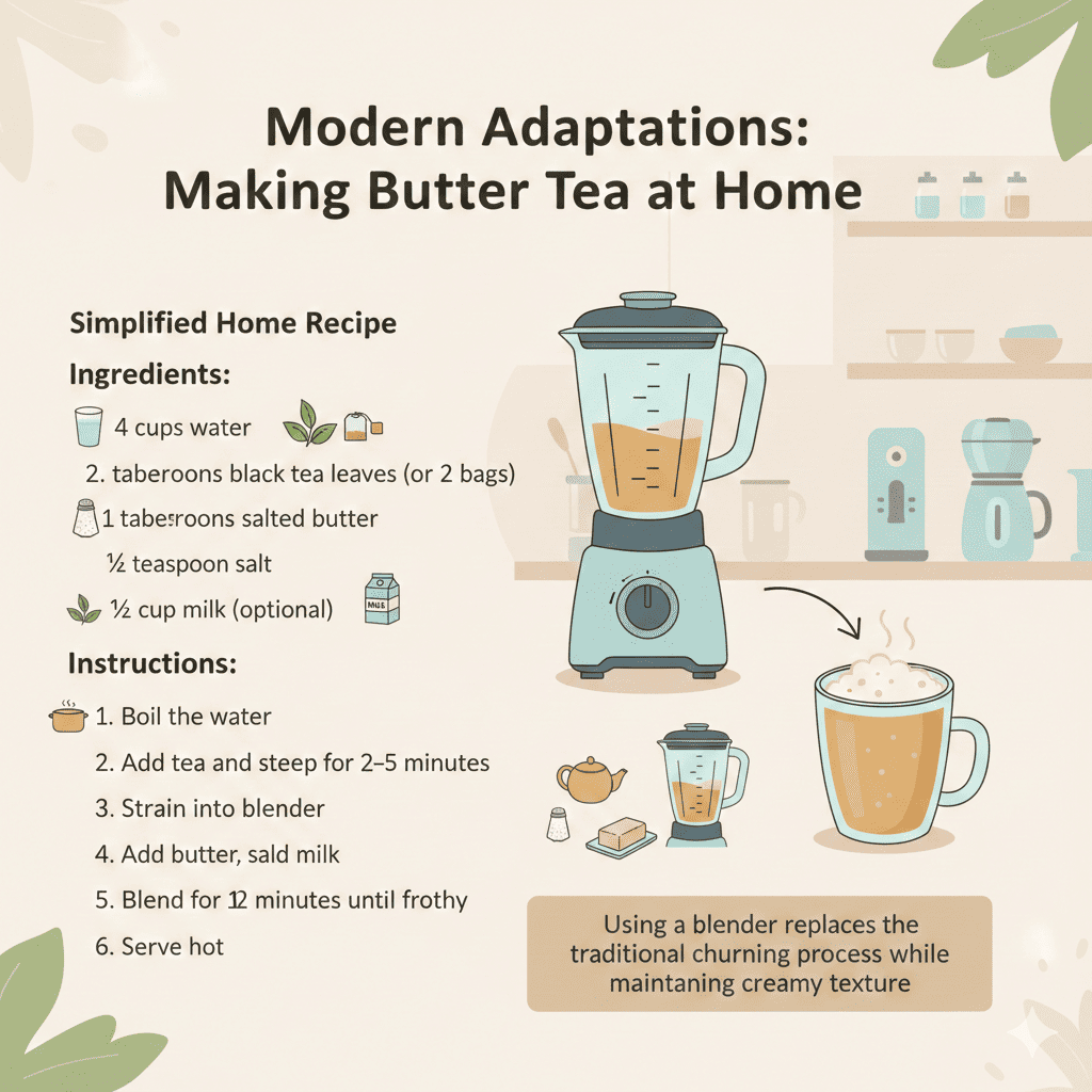 Modern Adaptation making butter tea at home - Tour Travel Tibet: Expert Tibet Tours & Permits Modern Adaptation making butter tea at home