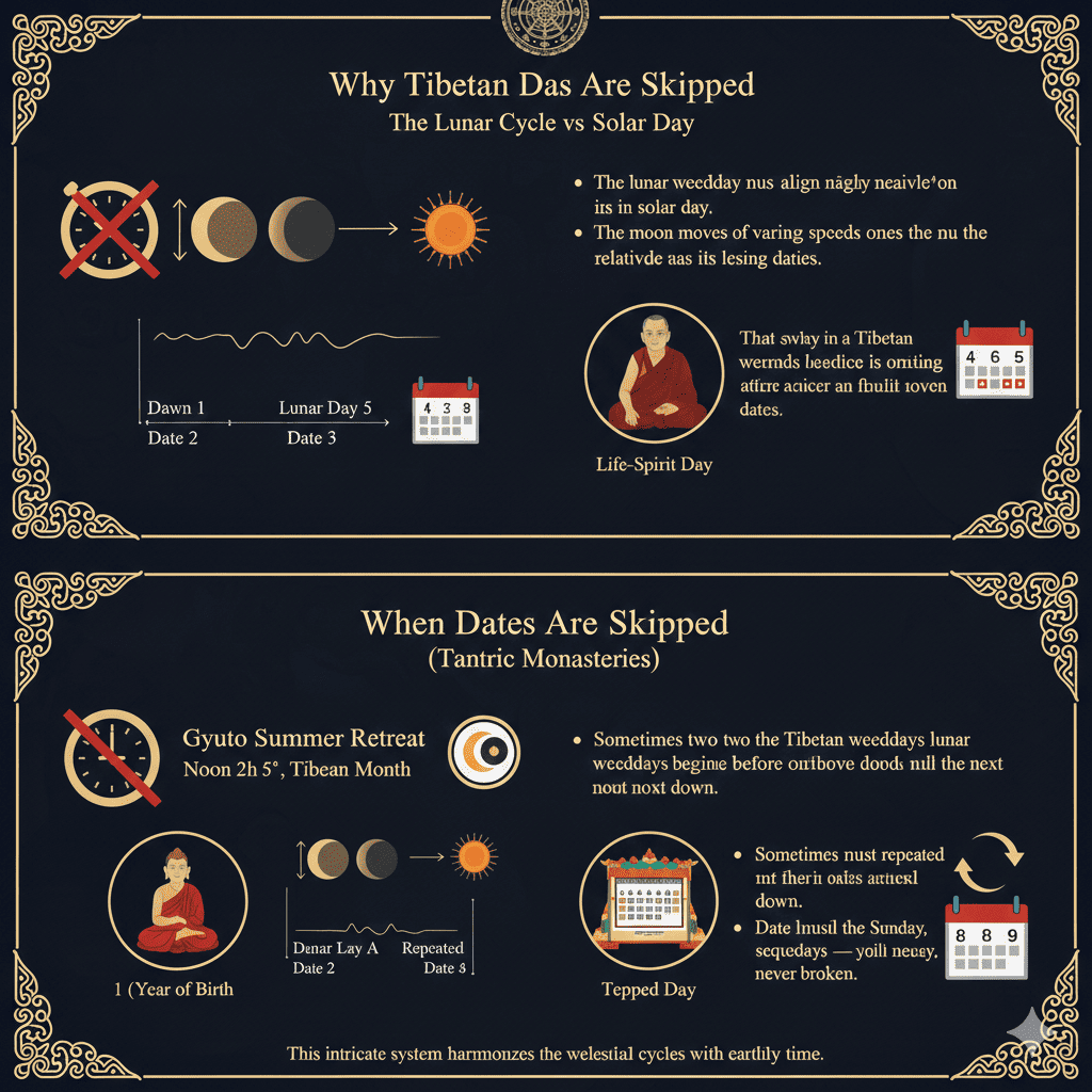 Why Tibetan Dates are Skipped - Tour Travel Tibet: Expert Tibet Tours & Permits Why Tibetan Dates are Skipped