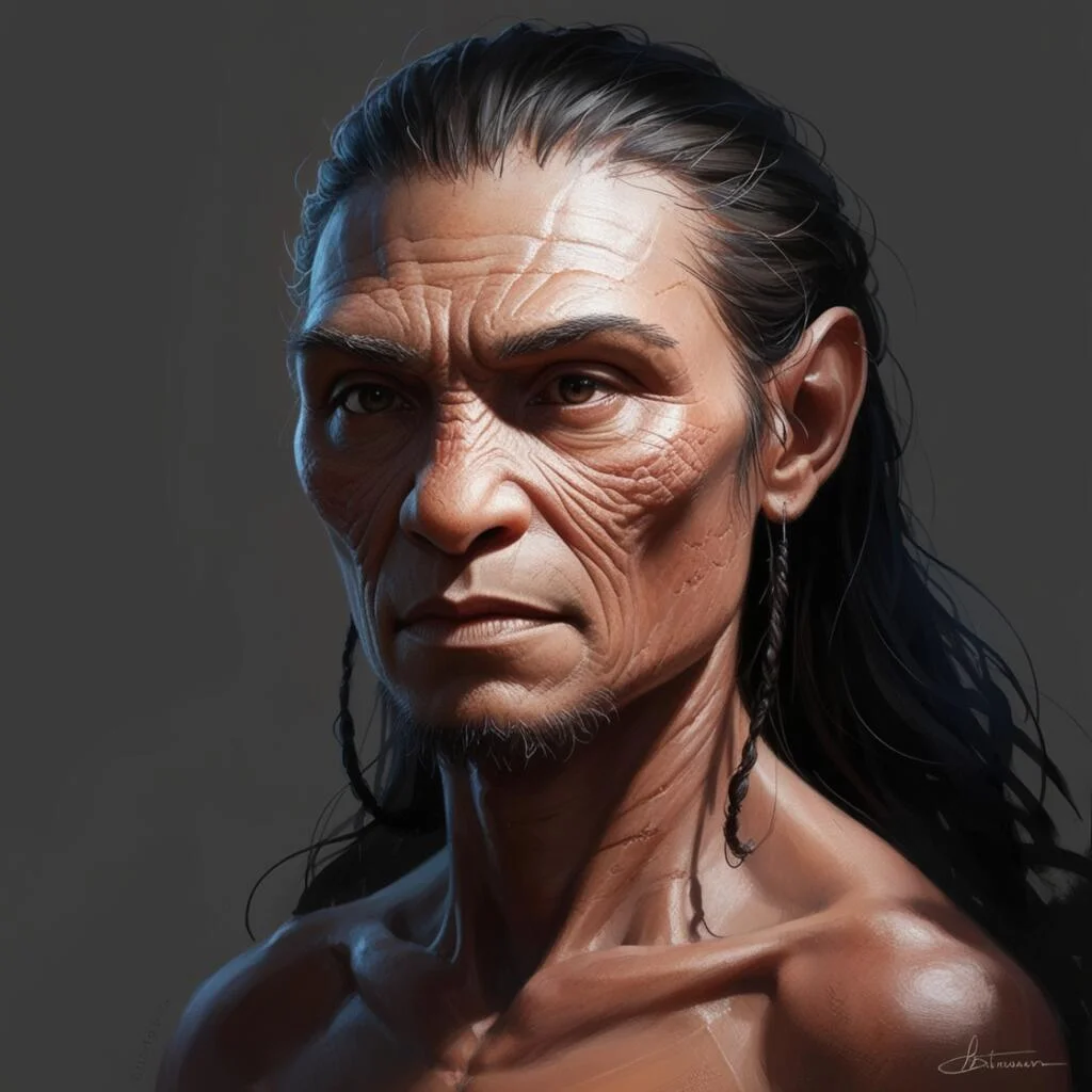 Default A mysterious Denisovan figure emerges from the shadows 0
