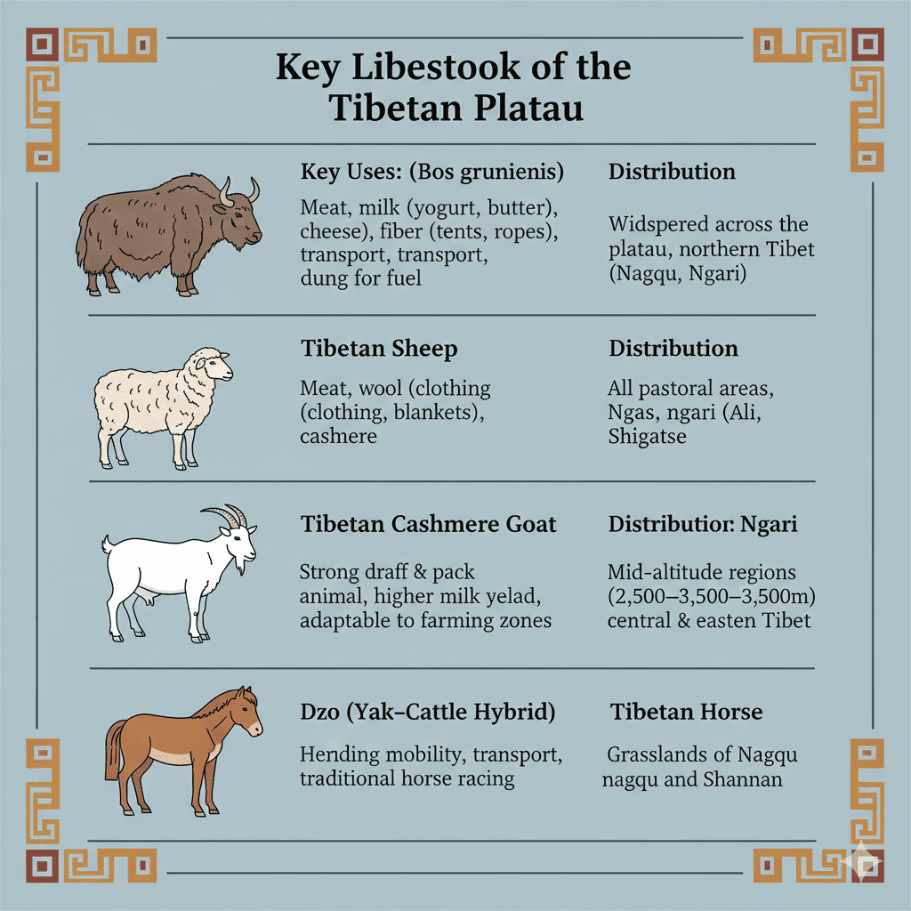 Key Livestock of Tibetan plateau - Tour Travel Tibet: Expert Tibet Tours & Permits Key Livestock of Tibetan plateau