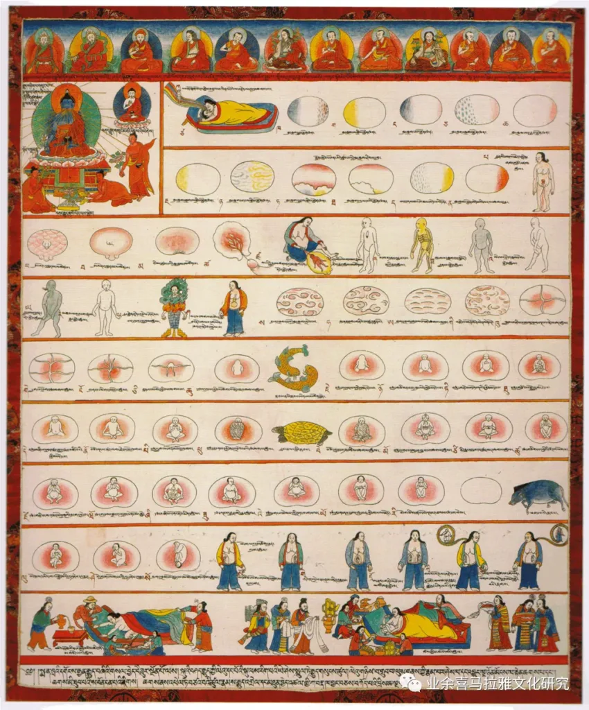 Tibetan Medical Thangkha