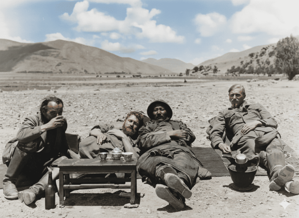 German Explorer in Tibet 203