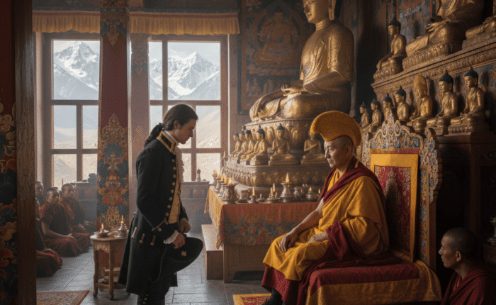 George Bogle and Pachen Lama