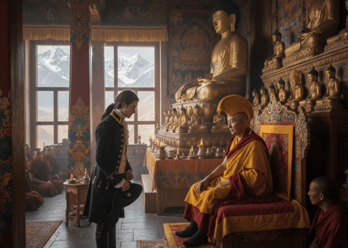 George Bogle and Pachen Lama