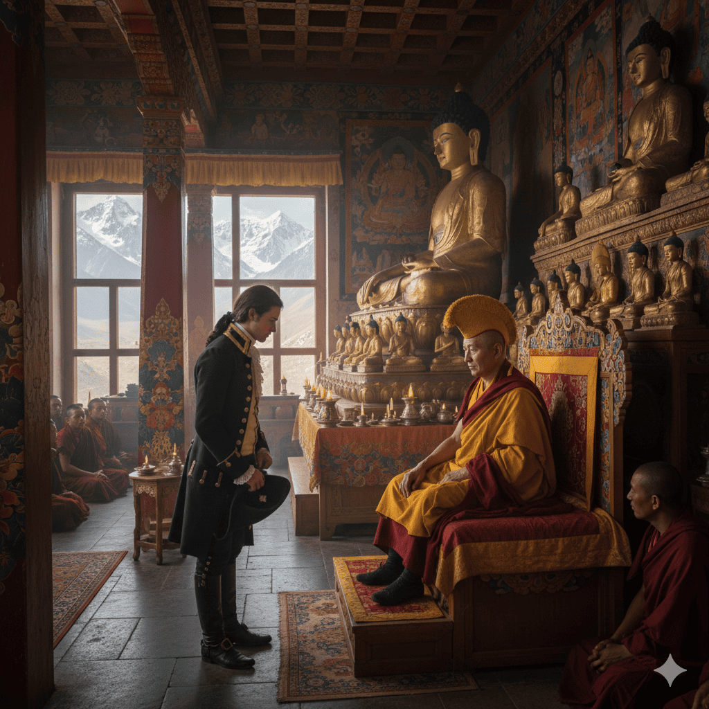 George Bogle and Pachen Lama