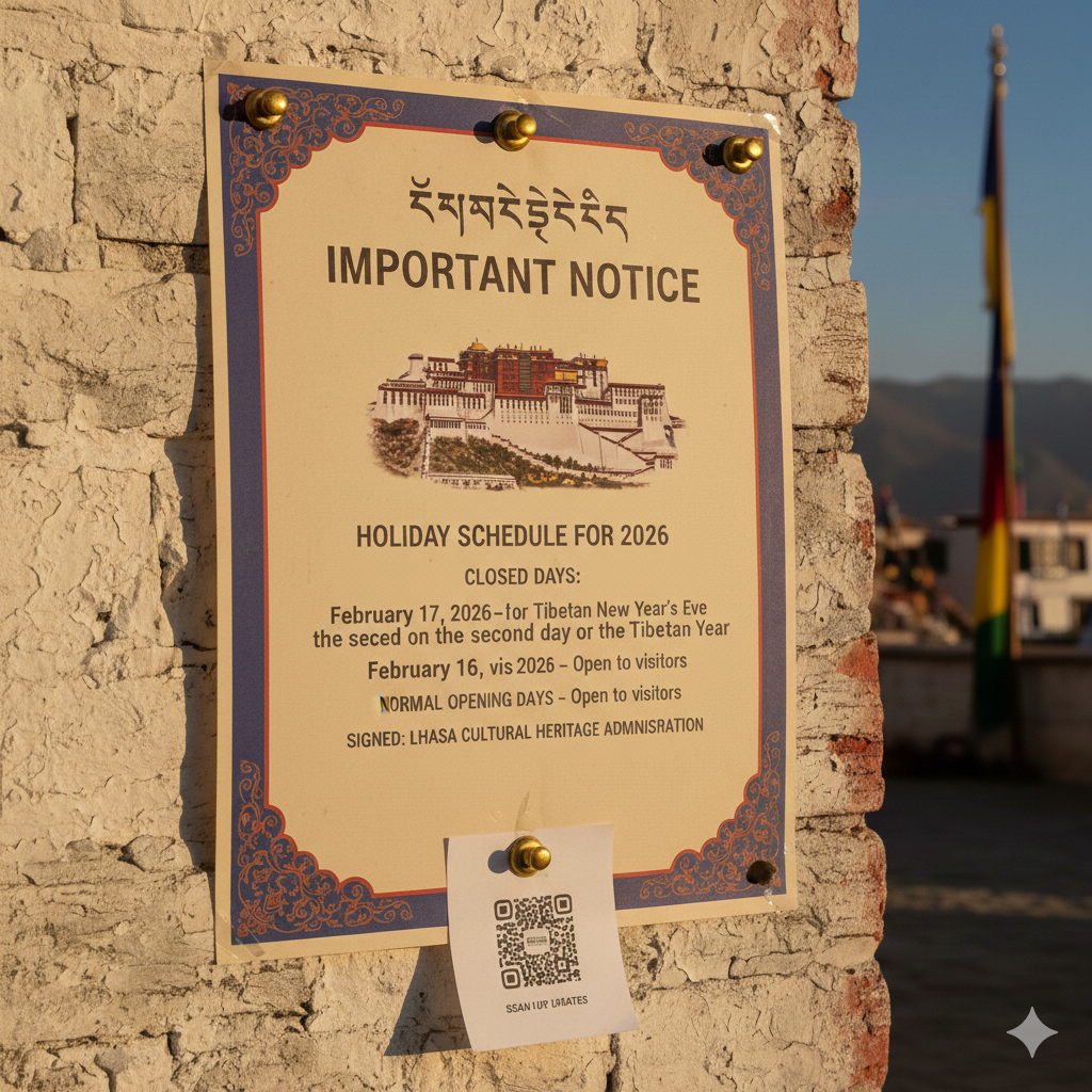Potala Palace notice