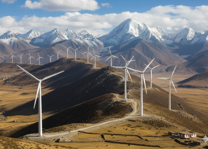 Windmill in Tibet
